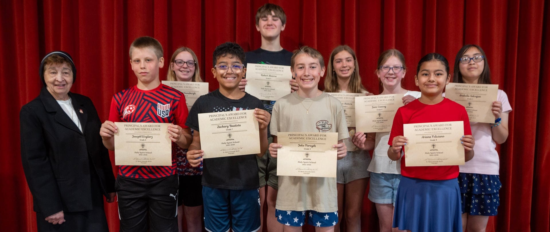 Middle school students